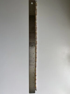 Natural Freshwater White Pink Lavender Pearl Choker Necklace Jewelry 18 Inch - Image 1 of 4