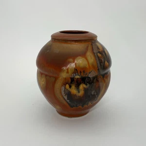 Vaso a sfera in ceramica Stillfire Pottery Bauer studio fatto a mano Stato di Washington - Foto 1 di 11