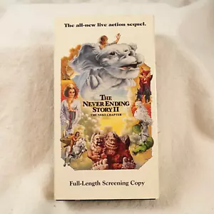 The Never Ending Story II The Next Chapter VHS 1990 Promo Screener George Miller - Picture 1 of 8
