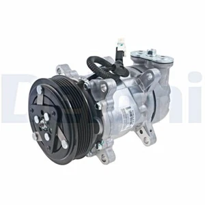 DELPHI AC Compressor For CITROEN Xsara PEUGEOT 206 Cc Sw 98-12 6453JG - Picture 1 of 6