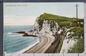 OLD POSTCARD 1908 DOVER SHAKESPEARE CLIFF - Picture 1 of 2