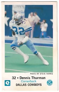 1981 Dallas Cowboys Police Dennis Thurman #32 Kiwanis Club - Picture 1 of 2