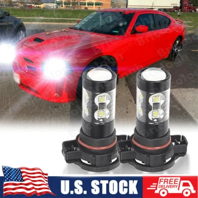 Luz antiniebla LED 5202 6000K blanca brillante bombilla X para Dodge Charger 2010-2014 Foto 1 de 4