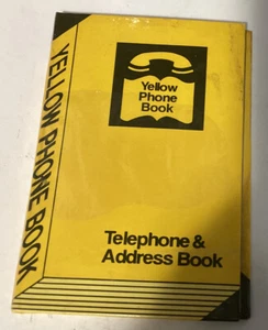 MINI gelbes Telefonbuch Telefon & Adressbuch - unbenutzt - Bild 1 von 2