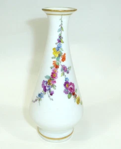 Vase mit Blumenmalerei KPM Berlin um 1900 - Bild 1 von 9