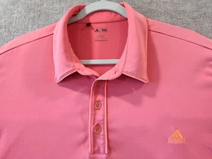 Adidas Polo Golf Uomo Taglia XL HGC Logo Ricamato Rosa - Foto 1 di 9