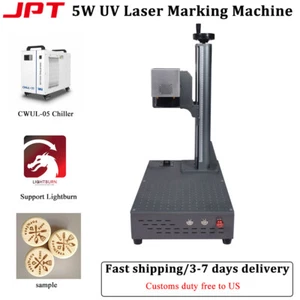 JPT 5W UV Fiber Laser LOGO Marking Engraver Machine For Glass Non-metal Plastic - Picture 1 of 11