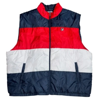 Fila Bubble Zip Up Vest - Image 1 of 4