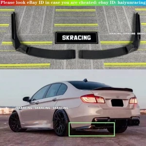 Carbon Fiber Rear Bumper Diffuser Splitter For BMW F10 M5 2011-2016 Sedan - Picture 1 of 17