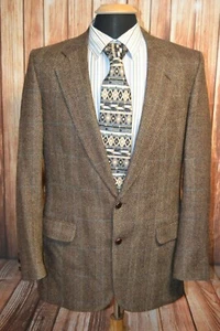 Blazer Burberrys para hombre tweed espiga 2 botones delanteros de madera talla 40R - Imagen 1 de 10