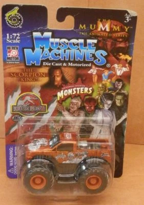 Muscle Machines Carolina Crusher Chevrolet the Mummy Truck Orange 1:72 HI-REV - Image 1 of 2