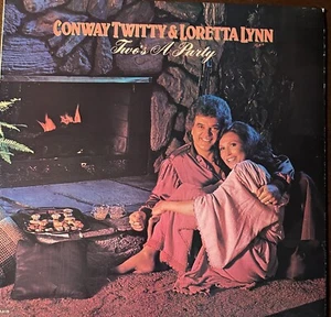 CONWAY TWITTY & LORETTA LYNN.. Pre-Owned LP ..TWO'S A PARTY..RARELY PLAYED VG/G+ - Imagen 1 de 5
