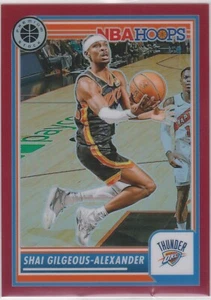 2023-24 NBA Hoops Premium Stock Shai Gilgeous-Alexander Red Prizm /275 #147 - Picture 1 of 2
