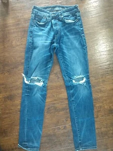 American Eagle Slim Denim Blue Jeans Next Level Flex Distressed Size 29x30 - Bild 1 von 3
