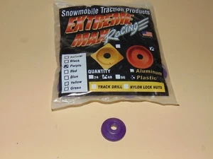 Extreme Max 48 Pack Purple Round Plastic Snowmobile Track Stud Backers - Picture 1 of 5