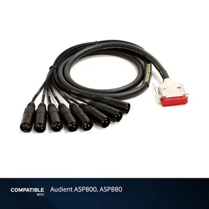 20-foot Mogami Gold DB25 to XLRM 8-Channel Snake for Audient ASP800, ASP880 - Picture 1 of 2