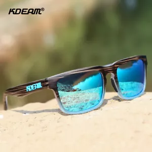 KDEAM Square Polarized Sunglasses Mens Women Photochromic Driving Glasses UV400 - Picture 1 of 68