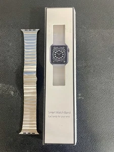 High-end look Apple Watch Compatible Silver Chain Band 40mm and 42mm (heavy) - Zdjęcie 1 z 2