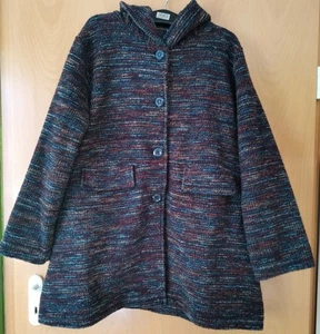 Paprika Damen Wollmantel halblang bunt Gr. 4 (50/XL) - Bild 1 von 8