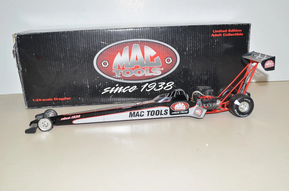 Vintage 1998 Revell MAC TOOLS DRAGSTER 1:24 Scale Diecast Collectible With Box - Image 1 of 4