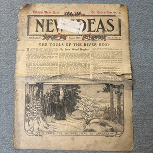 VTG Newspaper January 1917 New Ideas paper magazine - See Description - Foto 1 di 7