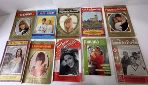 Lot of 10 Old German Romanhefte Romance Novels Magazines Deutsch ASSORTED  G-3 - Picture 1 of 16