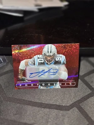 2024 Panini Photogenic - Julius Peppers On Card Auto /10 Mint - Image 1 of 4