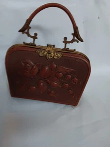 Jugendstil exklusives Nähset Nähkästchen Stickset in Form einer Handtasche - Picture 1 of 18