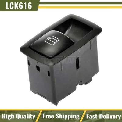 Interruptor de ventana eléctrica delantera o trasera Dorman o lateral negro para Mercedes Benz Foto 1 de 4