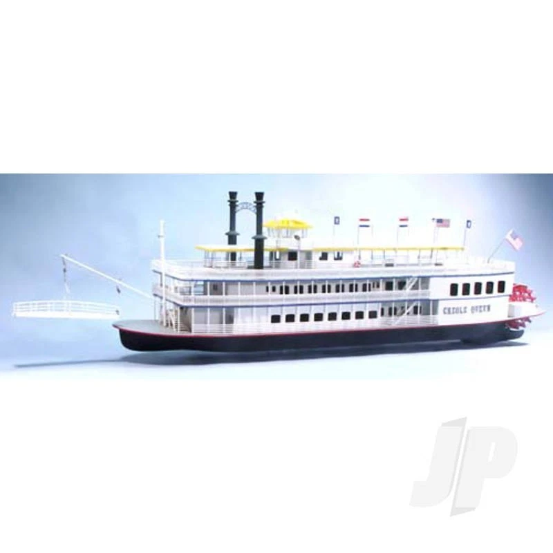 Dumas Creole Queen (1222) Wooden Mississippi River Paddle Steam Boat Ship Kit - Image 1 of 1