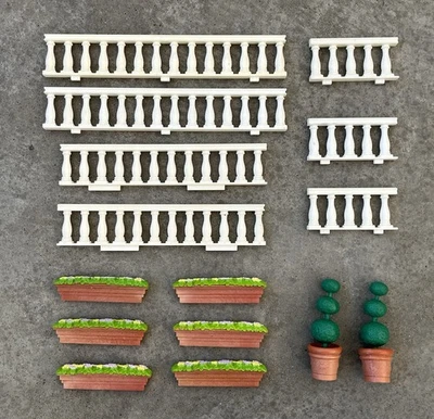 Calico Critters Sylvanian Families Cloverleaf Manor Plants & Rails Parts - Image 1 of 4