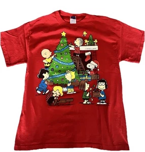 Camiseta de Navidad Peanuts ROJA Snoopy para hombre MEDIANA - Imagen 1 de 10