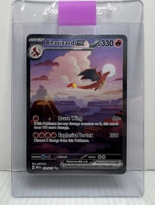 Pokémon Karte Scarlet & Violet 151 #199/165 Charizard EX Special Illustration - Bild 1 von 11