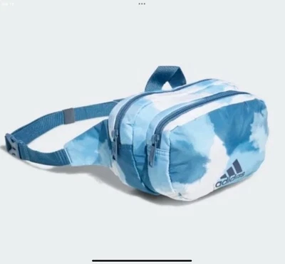 Adidas Riñonera Bolso Cintura Azul Tie Dye Correa Ajustable Viaje Festival Unisex Foto 1 de 4