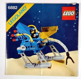 Lego  6882 Walking Astro-Grapler Space (Instructions Only) 1985 Classic VG