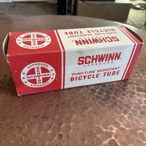 Vintage Schwinn Puncture Resistant Inner Tube Box Display Advertising 27 X 1 1/4 - Picture 1 of 4