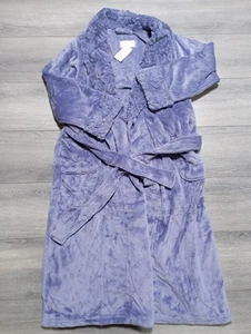 Bata CAROLE HOCHMAN Adulto Mediana Púrpura Larga Felpa Envoltura Mujer - Imagen 1 de 5