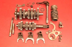 Honda CR125 CR125R 1989 89-01 transmisión eje de cambio horquilla engranajes de tambor 6 velocidades - Imagen 1 de 17