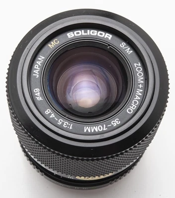 Soligor MC S/M Zoom+Macro 35-70mm 35-70 mm 1:3.5-4.8 - Minolta MD - Image 1 of 4