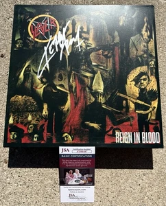 KERRY KING Slayer SIGNED Vinyl JSA COA Reign In Blood - Picture 1 of 5