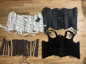Corset Story Paket mit 4 Korsetts aus Stahlknochen - eines neu, verschiedene Größen - Bild 1 von 21