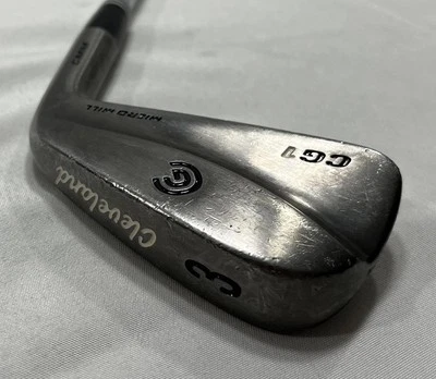 Tour Issue Cleveland Black Pearl Cg1 Micro Mill 3 Iron Dynamic Gold Stiff Steel - Image 1 of 4