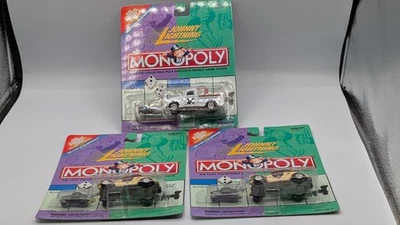 Johnny Lightning Vintage Monopoly Car Diecast 1/64 Lot Of 3 - Image 1 of 4