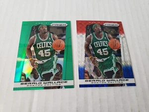 Gerald Wallace Celtics 2013-14 Prizm Green & Red White Blue Prizm #77 Card Lot - Picture 1 of 2