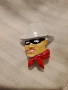SPILLA SMALTATA VINTAGE PERSONAGGIO ROY ROGERS COWBOY ANNI 80 - Foto 1 di 6
