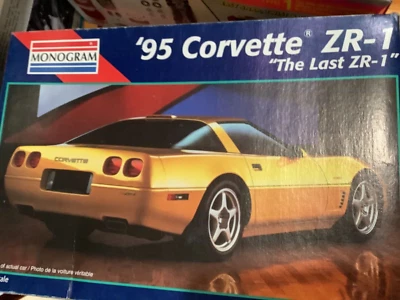 Vintage rare Monogram 1:24 scale 95 Corvette The Last ZR-1 Model Kit #2455 - Image 1 of 4