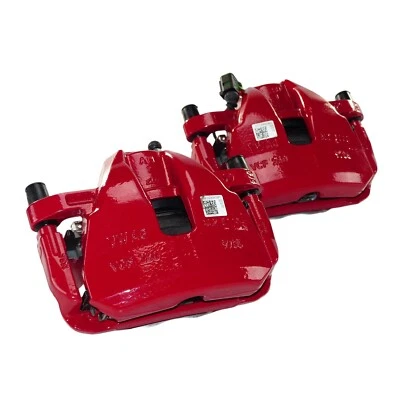 2X Étrier Avant 340Mm Rouge VW Passat B9 Tiguan III Skoda Kodiaq II - Photo 1/4