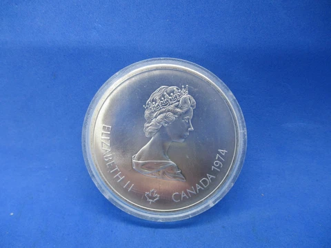 1974 Canada Silver 10 Dollars 1976 Montreal Olympic Games Cover