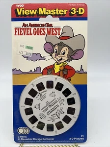 An American Tale FIEVEL GOES WEST|View Master 3-D|3 bobine - Foto 1 di 4