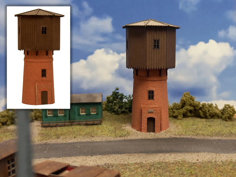 MU N-B00175 - Small Water Tower - N Gauge - NEW - Image 1 of 1